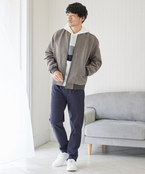 ikka（イッカ）の「フェイクスエードブルゾン（ブルゾン・メンズ・ベージュ/ブラック/スモークグレー・XL/L/M/S）」の9枚目の写真