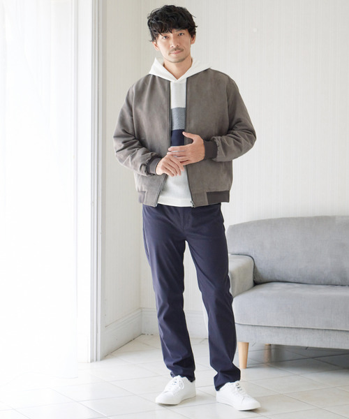 ikka（イッカ）の「フェイクスエードブルゾン（ブルゾン・メンズ・ベージュ/ブラック/スモークグレー・XL/L/M/S）」の11枚目の写真