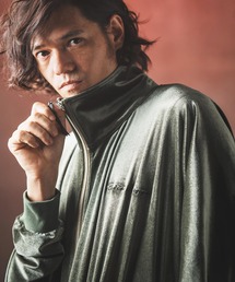 GLIMCLAP（グリムクラップ）の「mj10217- Velor fabric dolman sleeve track jacket トラックジャケット（ジャージ）」