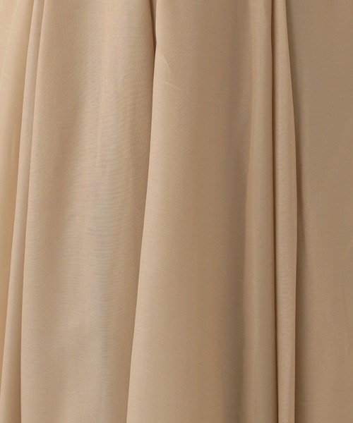 Elura（エルーラ）の「＜レギュラー／低身長サイズ＞艶フレアスカート/136360（スカート・レディース・ブルー系その他6/ベージュ/ライトブルー・FREE/FREE(S)）」の18枚目の写真