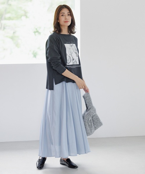 セール】＜レギュラー／低身長サイズ＞艶フレアスカート/136360