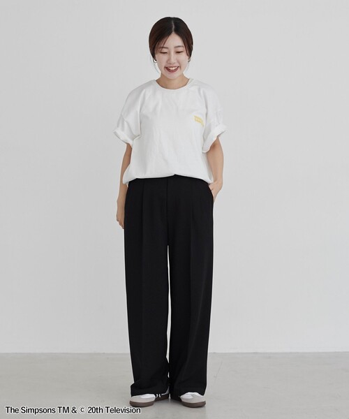 The Simpsons（ザ・シンプソンズ）の「THE SIMPSONS / ROCK STANLEY（ロックスタンレー）別注プリントTシャツ（Tシャツ/カットソー・メンズ・ワインレッド/ホワイト/ブラック/ダークブラウン・M/L/XL）」の10枚目の写真