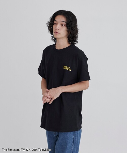 The Simpsons（ザ・シンプソンズ）の「THE SIMPSONS / ROCK STANLEY（ロックスタンレー）別注プリントTシャツ（Tシャツ/カットソー・メンズ・ワインレッド/ホワイト/ブラック/ダークブラウン・M/L/XL）」の13枚目の写真