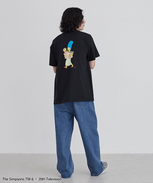 The Simpsons（ザ・シンプソンズ）の「THE SIMPSONS / ROCK STANLEY（ロックスタンレー）別注プリントTシャツ（Tシャツ/カットソー・メンズ・ワインレッド/ホワイト/ブラック/ダークブラウン・M/L/XL）」の14枚目の写真