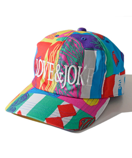 ALDIES（アールディーズ）の「L&J Cap / ラブアンドジョークキャップ（キャップ・メンズ・レッド/パープル/マルチ・FREE）」の3枚目の写真