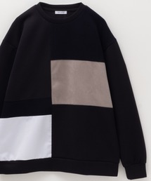 URBAN COLLECTION エアスムージー切替クルーネックプルオーバー