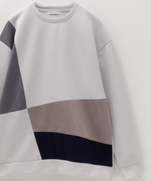 URBAN COLLECTION エアスムージー切替クルーネックプルオーバー