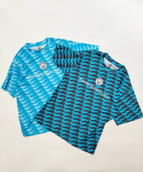 Auntie Rosa（アンティローザ）の「【ジュニア】マンチェスターシティ　プレイヤーズドライTシャツBLU（Tシャツ/カットソー・キッズ・A/C/B・120/130/140/150/160）」の6枚目の写真