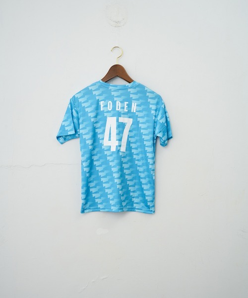 Auntie Rosa（アンティローザ）の「【ジュニア】マンチェスターシティ　プレイヤーズドライTシャツBLU（Tシャツ/カットソー・キッズ・A/C/B・120/130/140/150/160）」の10枚目の写真