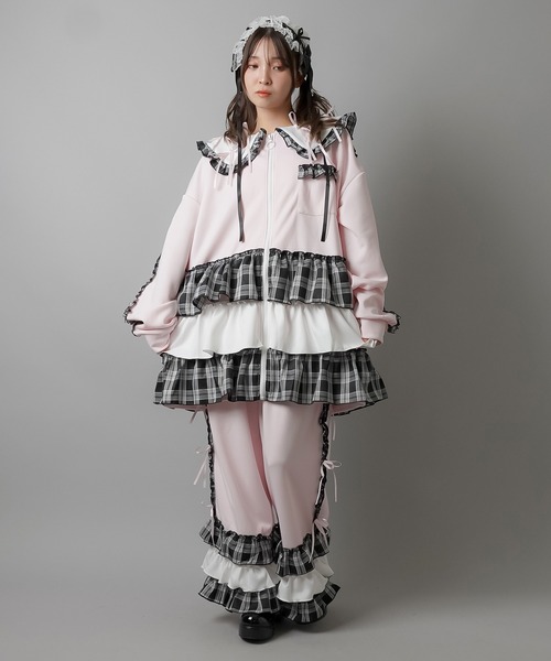 DARRDY（ダーディー）の「【DARRDY/ダーディー】フリルジャージパンツ