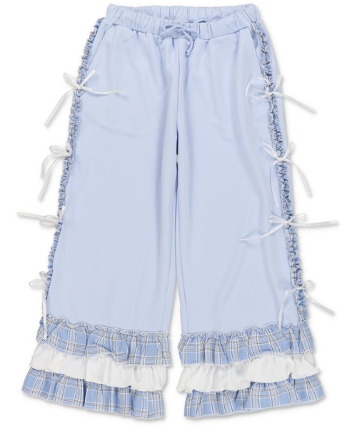 DARRDY（ダーディー）の「【DARRDY/ダーディー】フリルジャージパンツ/セットアップ対応（その他パンツ・レディース・ブラック/サックスブルー/ピンク・ONESIZE）」の8枚目の写真