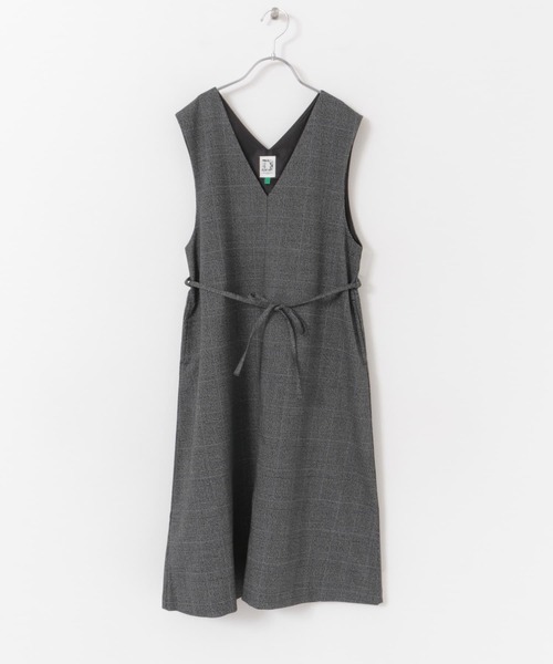 URBAN RESEARCH DOORS（アーバンリサーチドアーズ）の「『親子リンク』『WEB/一部店舗限定』『UR TECH』ツイルジャンパースカート(KIDS)（ジャンパースカート・キッズ・チェック/モカ・150）」の17枚目の写真