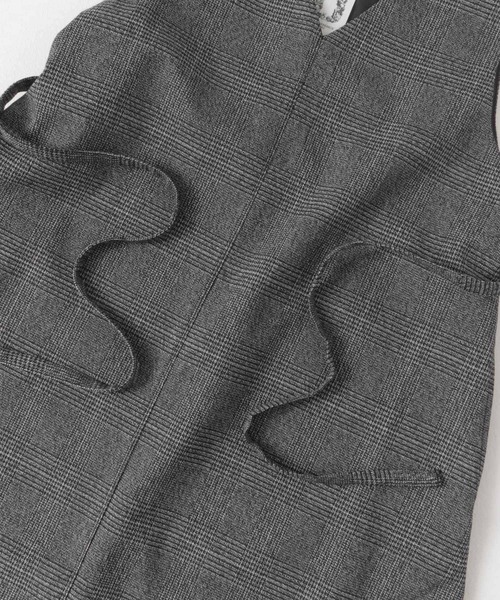 URBAN RESEARCH DOORS（アーバンリサーチドアーズ）の「『親子リンク』『WEB/一部店舗限定』『UR TECH』ツイルジャンパースカート(KIDS)（ジャンパースカート・キッズ・チェック/モカ・150）」の19枚目の写真