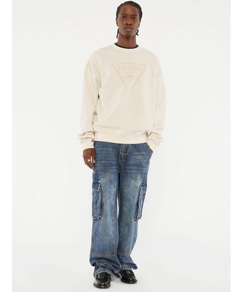 GUESS Originals Vintage Triangle Crewneck スウェット | GUESS(ゲス