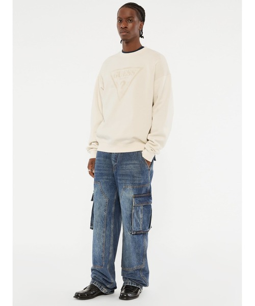GUESS Originals Vintage Triangle Crewneck スウェット | GUESS(ゲス