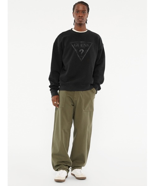 GUESS Originals Vintage Triangle Crewneck スウェット | GUESS(ゲス