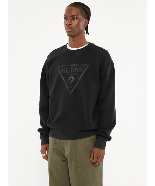 GUESS Originals Vintage Triangle Crewneck スウェット | GUESS(ゲス