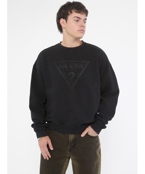 GUESS Originals Vintage Triangle Crewneck スウェット | GUESS(ゲス