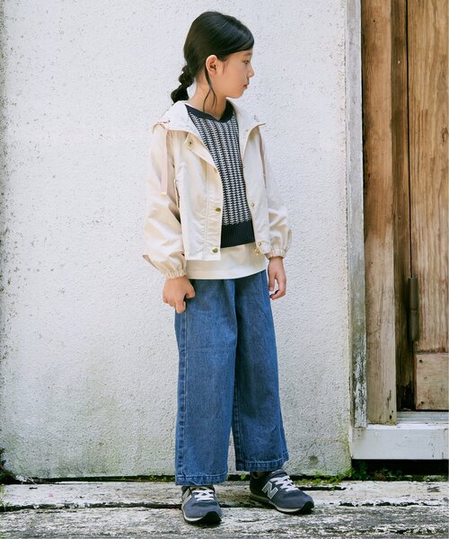 ikka（イッカ）の「レースアップワイドパンツ（120~160cm）（その他パンツ・キッズ・ブラウン系その他/ブルー/ライトグレー/ブラック・120/130/140/150/160）」の22枚目の写真