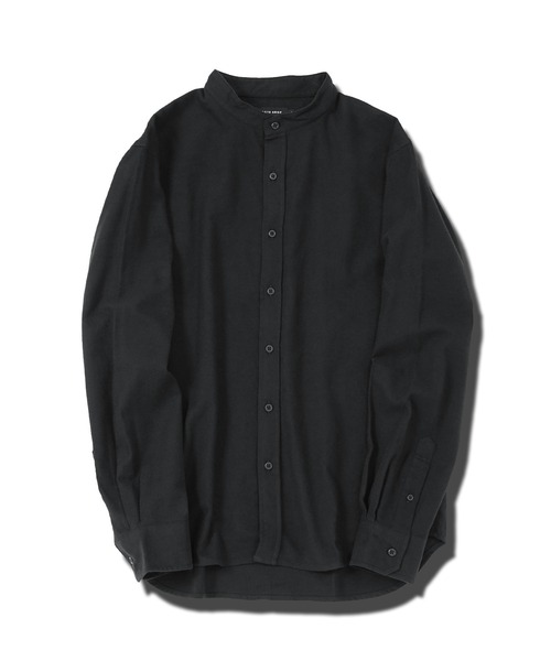 jiggys shop(ジギーズショップ)の「フランネルバンドカラー無地長袖シャツ(シャツ/ブラウス・メンズ・グレー/ブラック/グレー系その他/カーキ/ネイビー/ホワイト・X-LARGE/LARGE/MEDIUM/SMALL)」の17枚目の写真