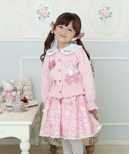 coeur a coeur（クーラクール）の「coeur a coeur ドッキングワンピース（ワンピース・キッズ・サックスブルー/アイボリー・110cm/100cm/90cm）」の15枚目の写真