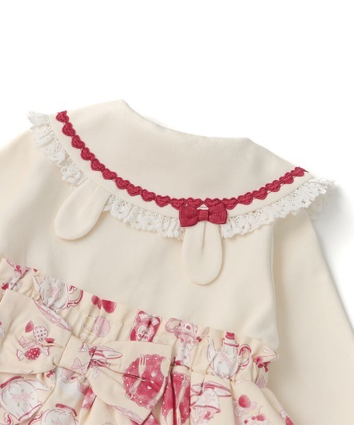 coeur a coeur（クーラクール）の「coeur a coeur ドッキングワンピース（ワンピース・キッズ・サックスブルー/アイボリー・110cm/100cm/90cm）」の17枚目の写真