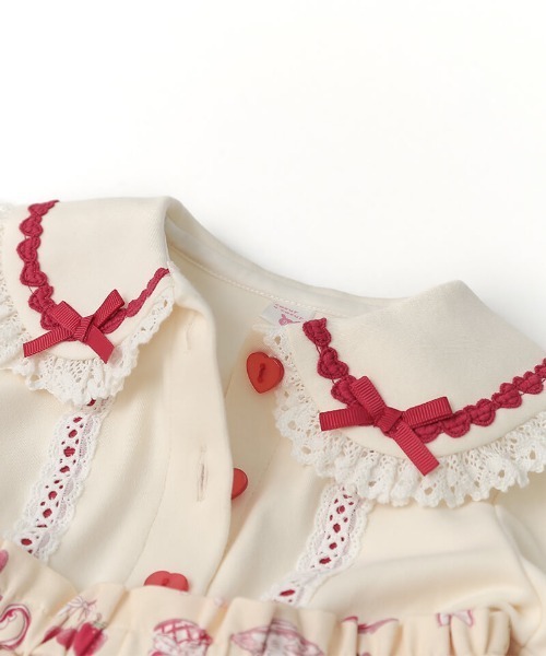 coeur a coeur（クーラクール）の「coeur a coeur ドッキングワンピース（ワンピース・キッズ・サックスブルー/アイボリー・110cm/100cm/90cm）」の16枚目の写真