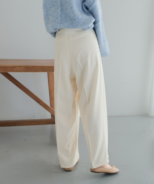Bab（バブ）の「2WAYハイウエストスラックス（スラックス・レディース・ピンク/アイボリー/チャコールグレー・M/S/L）」の15枚目の写真
