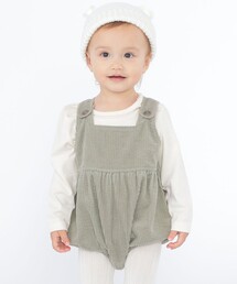 SHIPS（シップス）の「SHIPS KIDS:80～90cm / コーデュロイ オーバーオール ロンパース（ロンパース）」