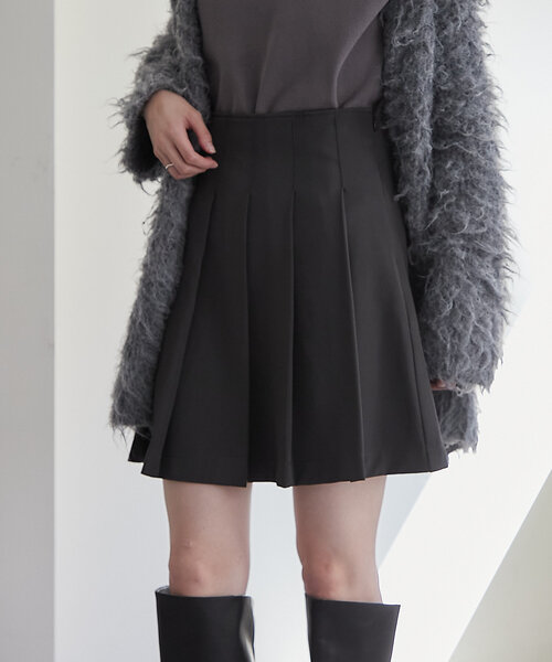 mystic(ミスティック)の「プリーツミニスカート(スカート・レディース・ブラック/ブラウン/チャコールグレー・1/2)」の14枚目の写真