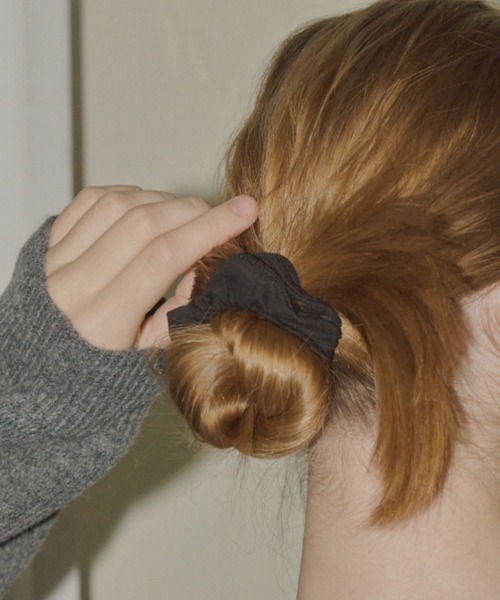 GIUNON(ジウノン)の「cotton charm mini chouchou / コットンチャームミニシュシュ(シュシュ・レディース・アイボリー/ブラック/グレー/レッド・FREE)」の11枚目の写真