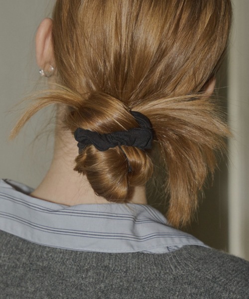 GIUNON(ジウノン)の「cotton charm mini chouchou / コットンチャームミニシュシュ(シュシュ・レディース・アイボリー/ブラック/グレー/レッド・FREE)」の12枚目の写真