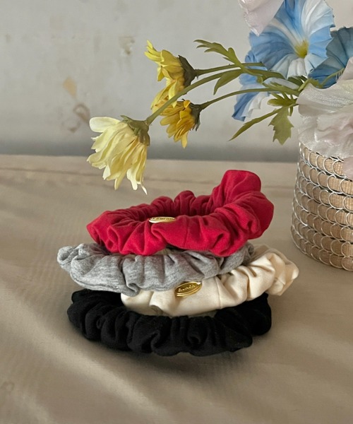 GIUNON(ジウノン)の「cotton charm mini chouchou / コットンチャームミニシュシュ(シュシュ・レディース・アイボリー/ブラック/グレー/レッド・FREE)」の21枚目の写真