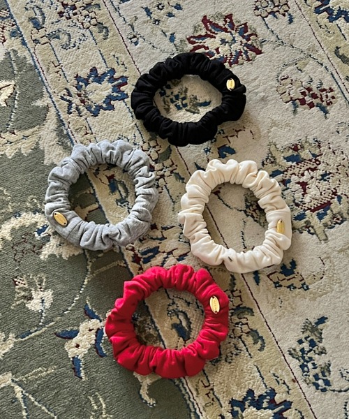 GIUNON(ジウノン)の「cotton charm mini chouchou / コットンチャームミニシュシュ(シュシュ・レディース・アイボリー/ブラック/グレー/レッド・FREE)」の22枚目の写真