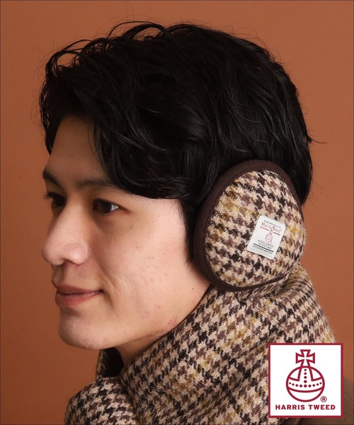 HARRIS TWEED（ハリスツイード）の「◆【HARRIS TWEED／ハリスツイード】イヤーマフ（イヤーマフ・メンズ・モスグリーン系1/ブルー系その他3/チャコールグレー/ベージュ系8・00）」の3枚目の写真