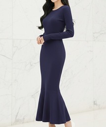 JULIA BOUTIQUE（ジュリアブティック）の「美ライン ロングニットマーメイドワンピース（ワンピース）」