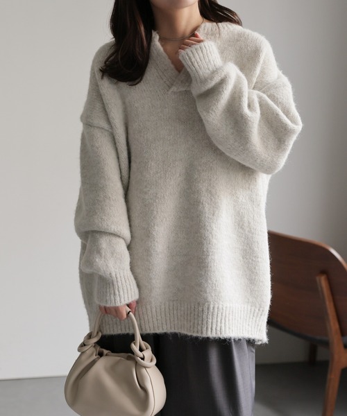 model：156cm 着用サイズ：FREE