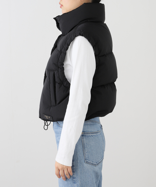 IÉNA ブラック ダウンベスト IENA（イエナ）の「LIMONTA ダウンベスト（ダウンベスト）」 - WEAR
