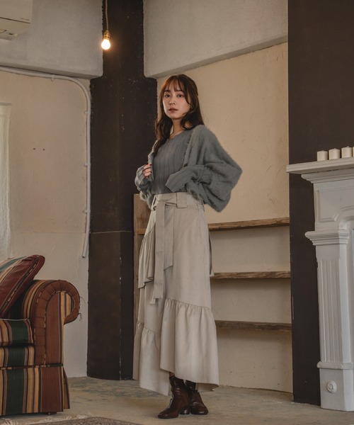 セール】shaggy bolero set volume sleeve onepiece / シャギーボレロ