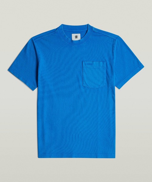 送料込★G-Star★Washed Pocket Tシャツ セール】WASHED POCKET T-SHIRT/ヴィンテージライクポケットT
