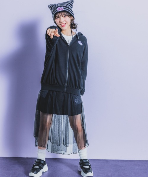 激レア美品KAPITAL カーゴスカート コカ coca コットンボイルフレアスカート （Navy