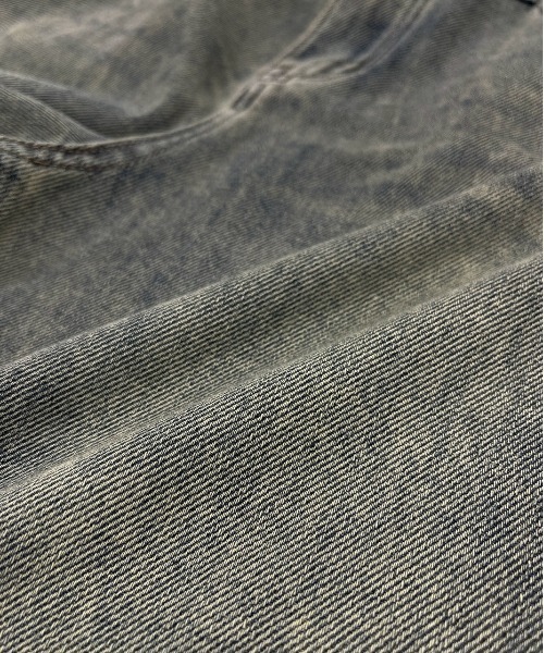 ad thie(アドティエ)の「ニータック ルーズフィットデニム(デニムパンツ・レディース・ブルー/ライトブルー・SMALL/MEDIUM)」の5枚目の写真