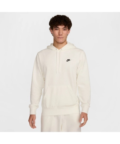 NIKE（ナイキ）の「《NIKEアパレル》クラブ FT プルオーバー L/S フーディ（パーカー・メンズ・ブラック/レッド系その他/ヘザーグレー/オフホワイト/グレー/ブルー/ライトカーキ・XL/L/M/S/2XL）」の2枚目の写真