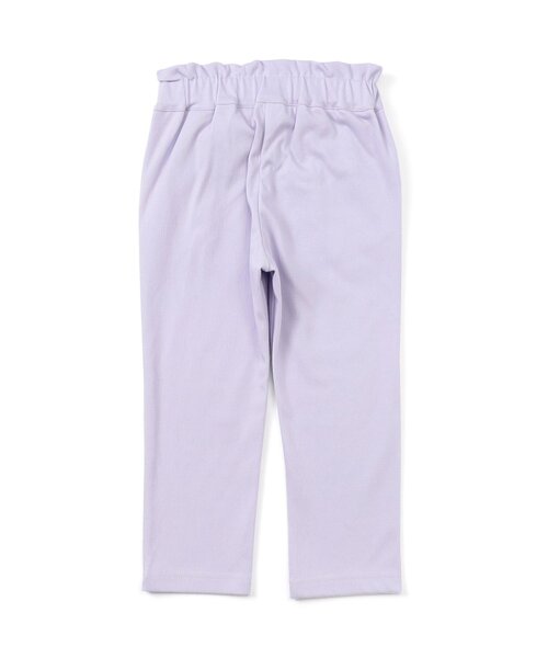 apres les cours（アプレレクール）の「【WEB限定/ジュニア対応】ウエストリボンニットツイルパンツ（その他パンツ・キッズ・ブルー/ラベンダー/チェック/ネイビー・120/110/100/90/130/80/140）」の12枚目の写真