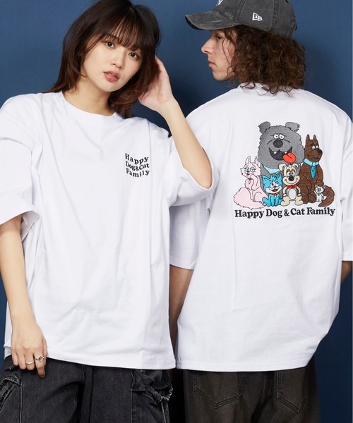 unrelaxing（アンリラクシング）の「オーバーサイズ  刺繍 Tシャツ 綿100％ /embroidery oversize T-shirt（Tシャツ/カットソー・メンズ・ホワイト系6/ホワイト系7/ホワイト系8/ホワイト/ブラック/その他/その他3/その他6/ブラック系その他2/ブラック系その他3/その他19/その他20/ブラック×ブルー/その他17/その他10/ブラック×レッド/ホワイト系2/ホワイト系4/ホワイト系/ホワイト系1/ブラック系その他4/ブラック系その他6/ライトブラック/ブラック系1/ブラック系3/その他8/ホワイト系9/スミクロ/ブラック系その他7/ブラック系/その他1/その他5/その他11/その他14/その他15/その他16/その他18/ホワイト系3/ホワイト系5/ブラック系その他/ブラック系2/その他4/その他7/その他9/その他12/その他21・SMALL/MEDIUM/LARGE/X-LARGE）」の12枚目の写真