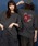 unrelaxingiANVOj́uI[o[TCY  hJ TVc 100 /embroidery oversize T-shirtiTVc/Jbg\[jvbubNn̑