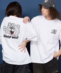 unrelaxing（アンリラクシング）の「オーバーサイズ  刺繍 Tシャツ 綿100％ /embroidery oversize T-shirt（Tシャツ/カットソー・メンズ）」