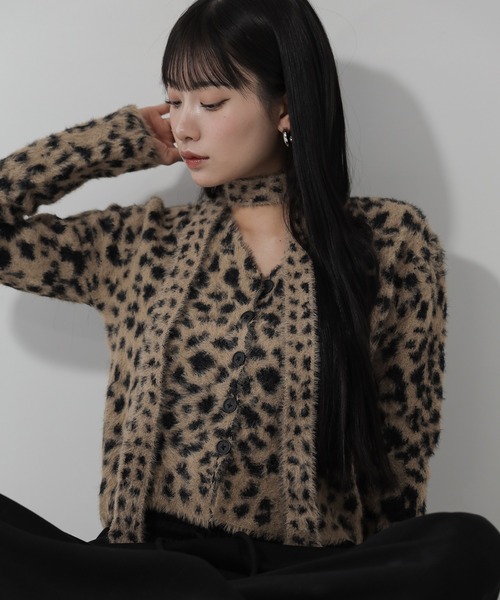 Schott カーディガン 完売品 モヘア シャギーニット レオパード 楽天市場】Schott SHAGGY KNIT LEOPARD/シャギーニット