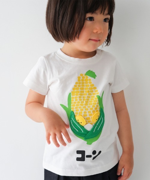 CHEEK ROOM（チークルーム）の「CHEEK ROOM/チークルーム コーンTシャツ（Tシャツ/カットソー・キッズ・ピンク/グリーン/ベージュ系その他6・90cm/100cm/110cm/120cm/130cm/80ｃｍ）」の2枚目の写真