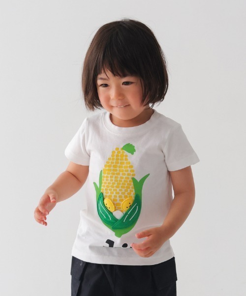 CHEEK ROOM（チークルーム）の「CHEEK ROOM/チークルーム コーンTシャツ（Tシャツ/カットソー・キッズ・ピンク/グリーン/ベージュ系その他6・90cm/100cm/110cm/120cm/130cm/80ｃｍ）」の4枚目の写真